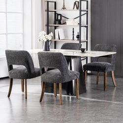 NEW Charcoal Dining Chair Set Of 4