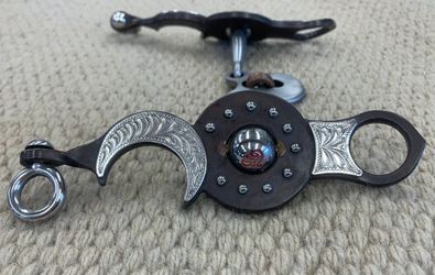 Tom Balding Short Santa Barbara Double Cross horse bit