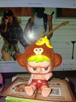 Monboo Camping 'Taking a Break' Art Toy Figure
