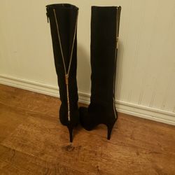 Black Knee High Size 9 Boots "ALDO"