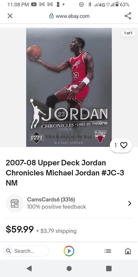 Michael Jordan Playing Cards
