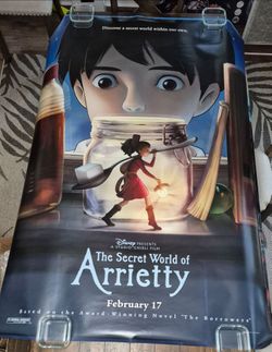 The Secret World of Arrietty bus shelter movie poster, $180 OBO