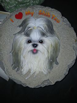 I Love My Shih Tzu Decorative Stone Plaque