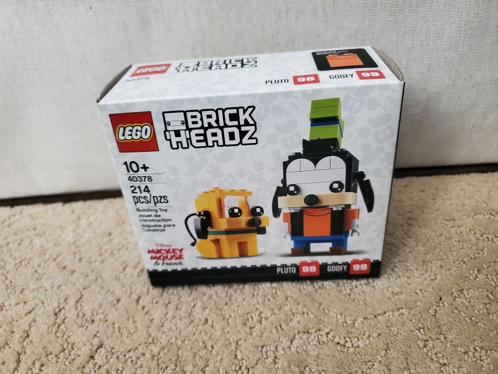 Lego Brickheadz Pluto & Goofy 40378 NEW