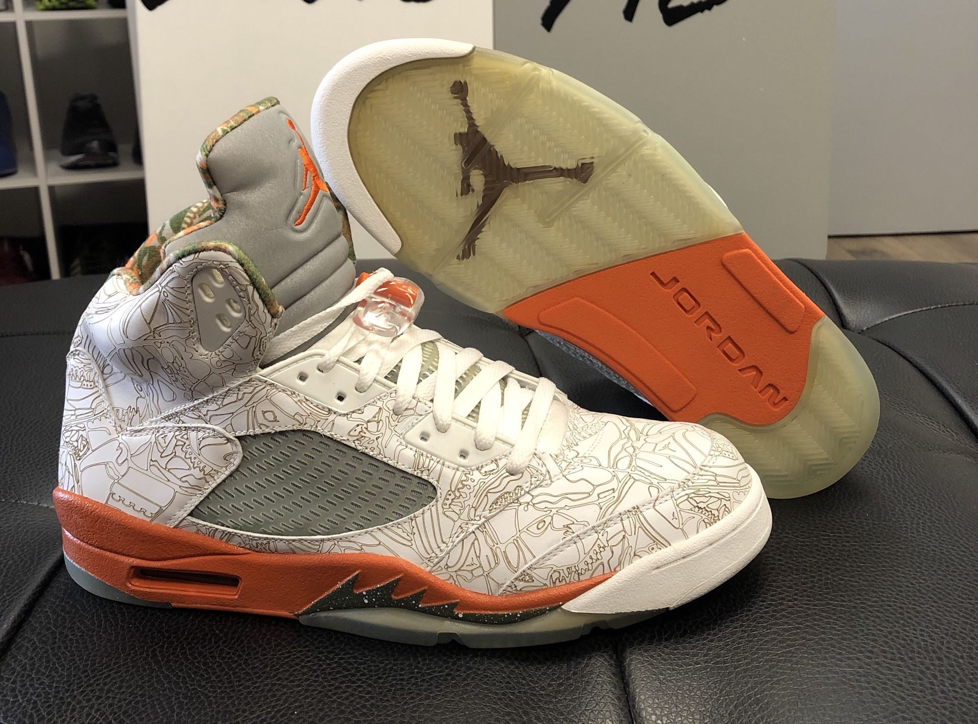 DS Jordan Retro 5 “Laser RA” Size’s: 12-13(NO TRADES)