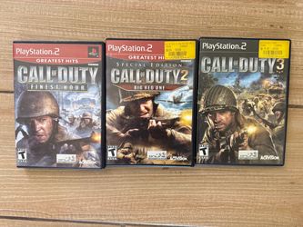 Call of Duty PS2 Bundle – 1st three Call of Duty Games