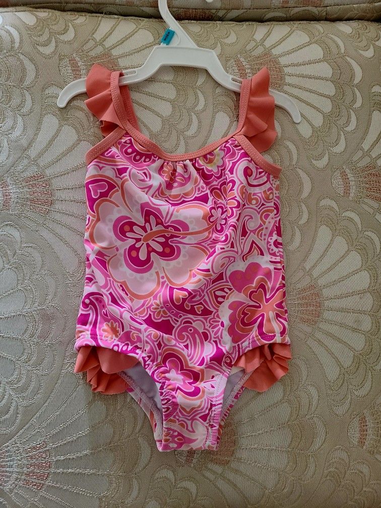 Flowers Tony Bahamas Infant Swimsuit 🩱 🏊‍♂️  Size 12 Months. 
