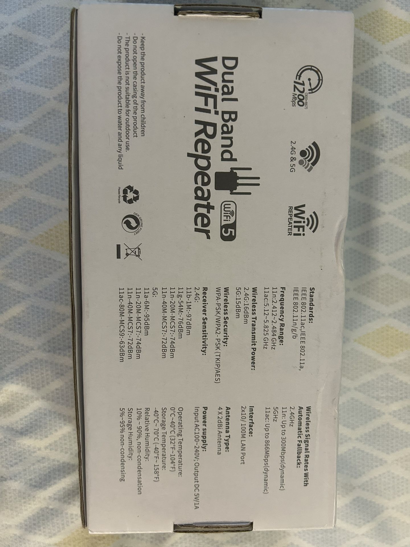 Dual Wifi 5 Repeater