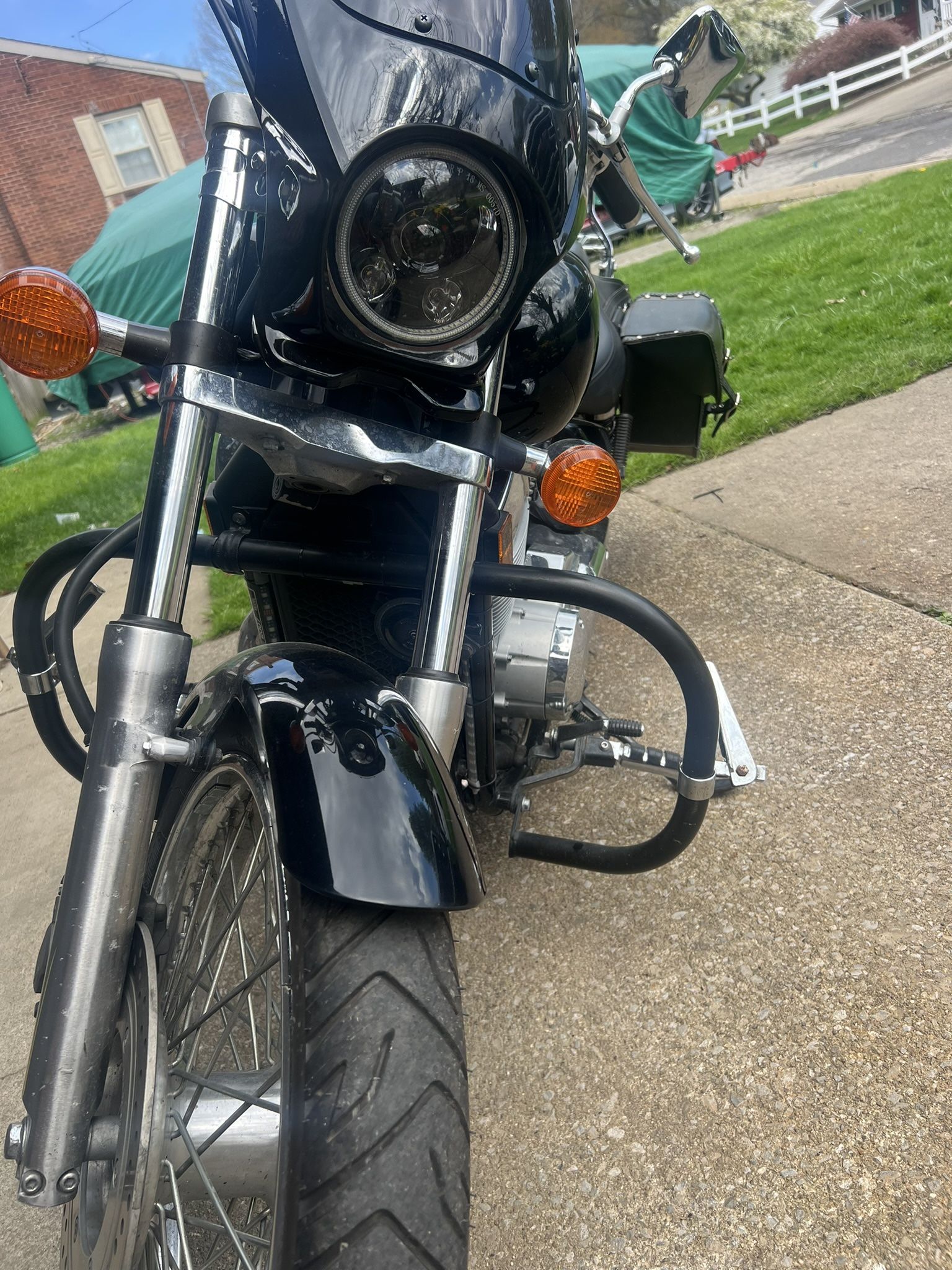 honda shadow all black