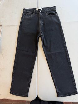 Hollister Dark Gray baggy Leg Jeans