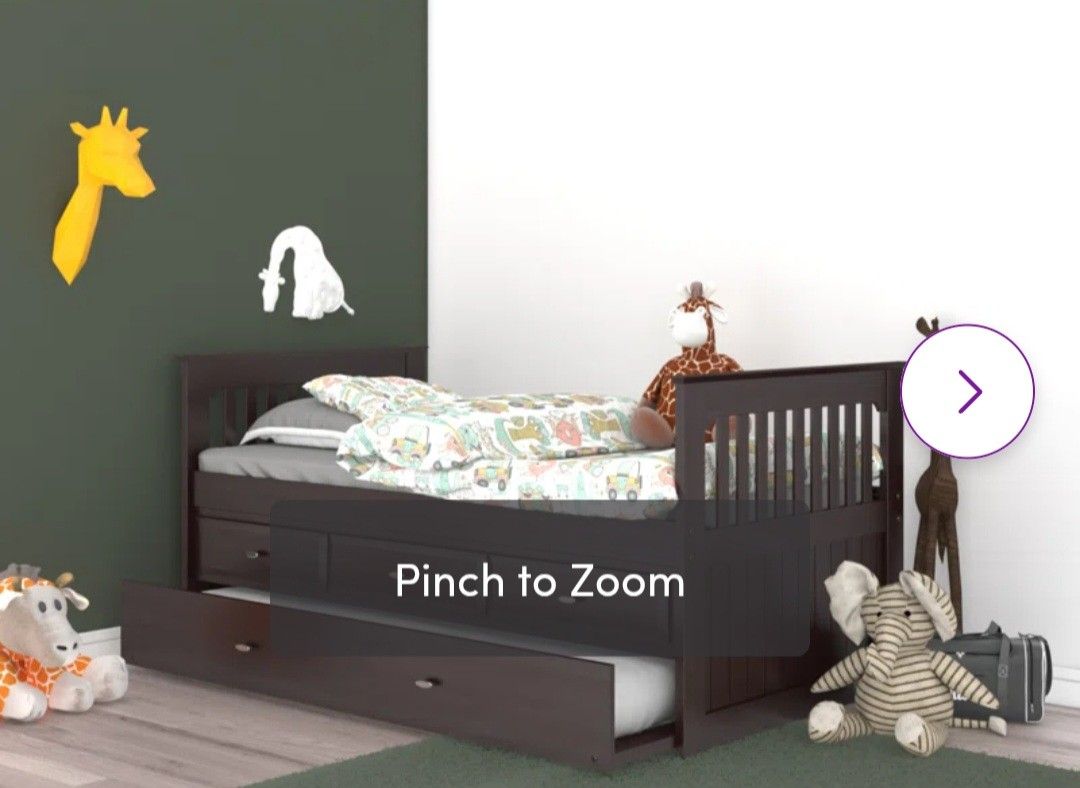 Twin Bed With Trundle