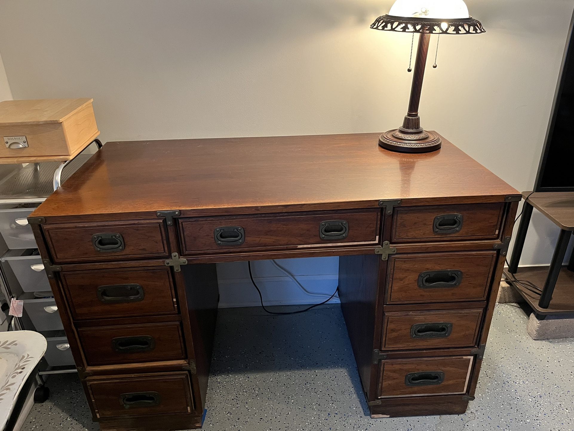 Drexel Mid century campaign Desk