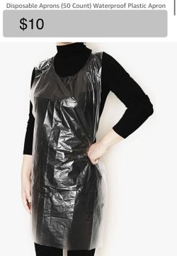 Disposable apron