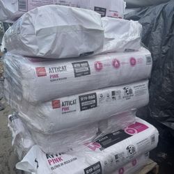 R-19 - R-60 AttiCat PINK Fiberglass Blown-in Insulation 27.5 lb - Pallet Of 15 Bags  