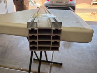 16ft garage door T track (holds garage door seal not included)