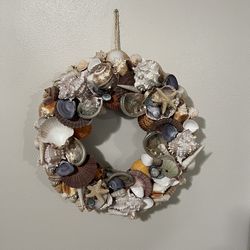 Handmade Seashell Wreath