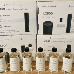 Brand New Brilliant Scents LX500 Diffusers- 4 Available