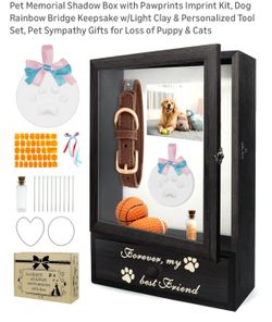 Pet Memorial Shadow Box