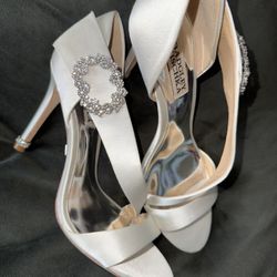 Badgley Mischka Bridal Satin Stiletto 
