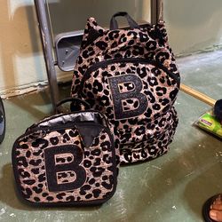 Book Bag With Lunch Box