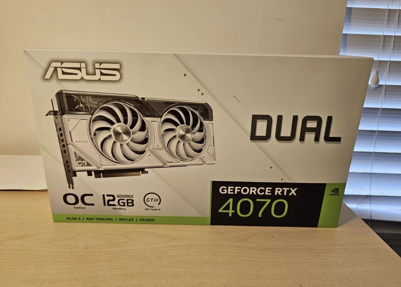 ASUS RTX 4070 Dual OC Edition GPU Graphic Card