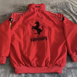 Ferrari Red Jacket Brand New With Tags (small To 2X)