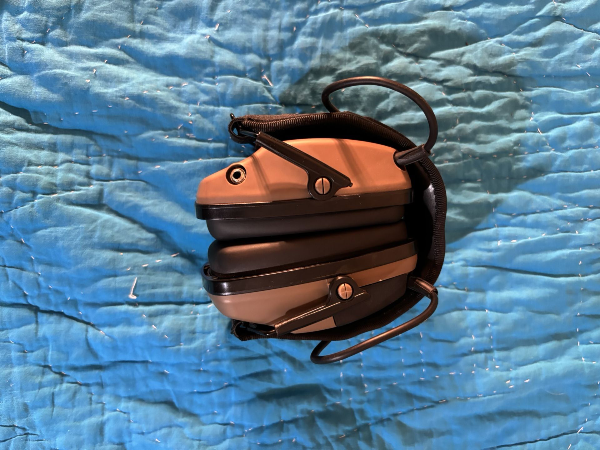 Brown Electronic Safety Earmuffs