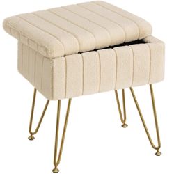 Vanity Stool With Storage