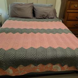Brand New Afghan ..Just Finished Crocheting