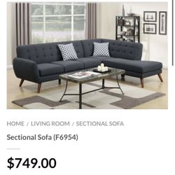 Gray Sectional Sofa