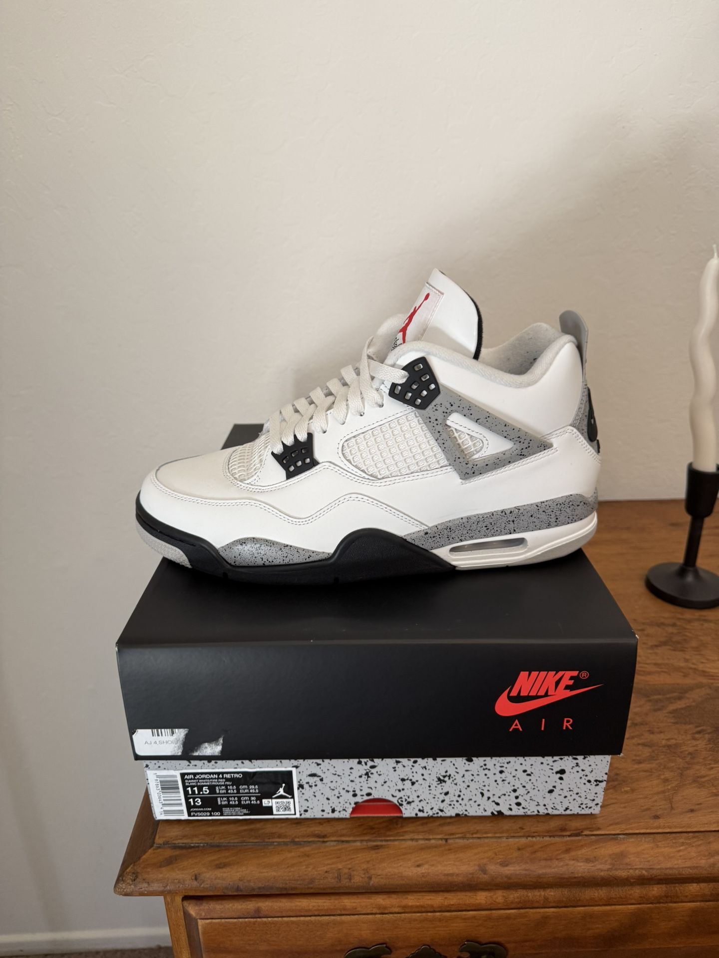 Jordan 4’s “Cement”