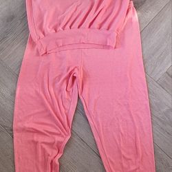 Vtg Sloppy Joes Casual  2pc Soft Lounge Wear Sets Loose Crewneck One Size Pj
