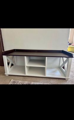 Entryway storage bench/Tv stand
