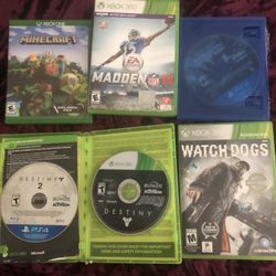 Video Games Bundle – Xbox 360 / Xbox One / PS4 – Great Condition!  
