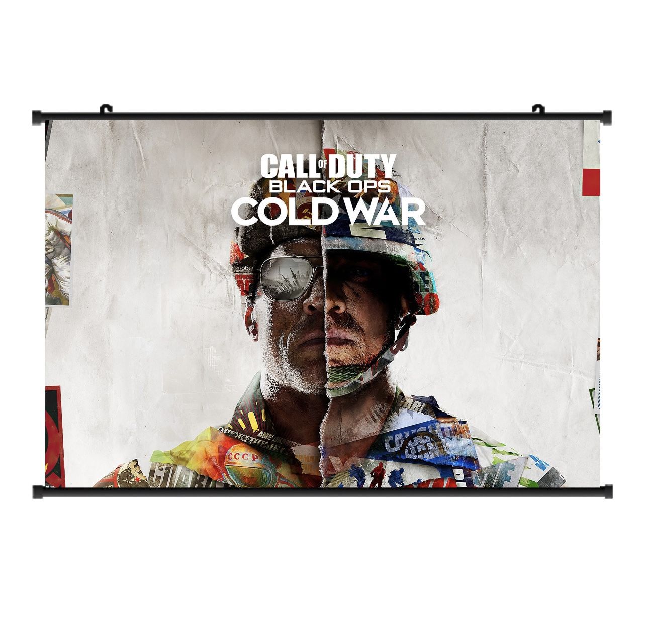 Call of Duty: Black Ops Cold War High Definition Wall Scroll Poster (size 34"X23) New