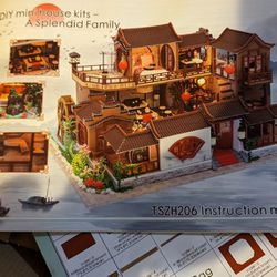 DIY Mini House Kit A Splendid Family TSZH206 Build A Miniature Home Including Furniture. Instruction