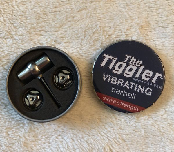 VIBRATING TONGUE RING BARBELL VIBRATOR TICKLER Body Jewelry Piercings