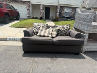 Couch dark grey