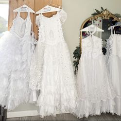 Vestidos De Primera Comunión 14/ 16 Nuevos$100 -$250