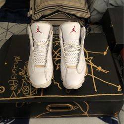 God &white Jordan’s 12 Shoes Were MJ Cemented His Legacy As The Greatest Of All Time . Size 10.5 