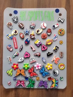 Letters/sports /croc Charms