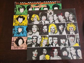 Vintage The Rolling Stones - Some Girls LP Vinyl Album 1978 Die-Cut Cover