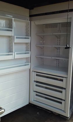 Viking freezer stainlees.