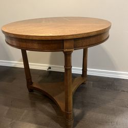 MCM Vintage Drexel Tripod End Table in Mahogany 