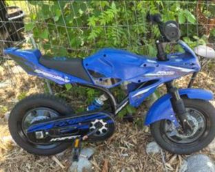 Boys bike 12in motorcycle bike blue
