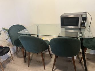 Glass Table Set