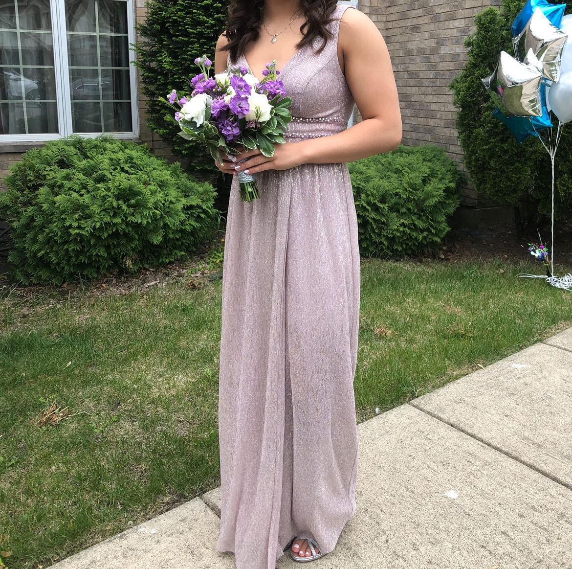 City Triangles Women’s Size 5 Prom Ball Gown Dress Pale Pink/ Lavender