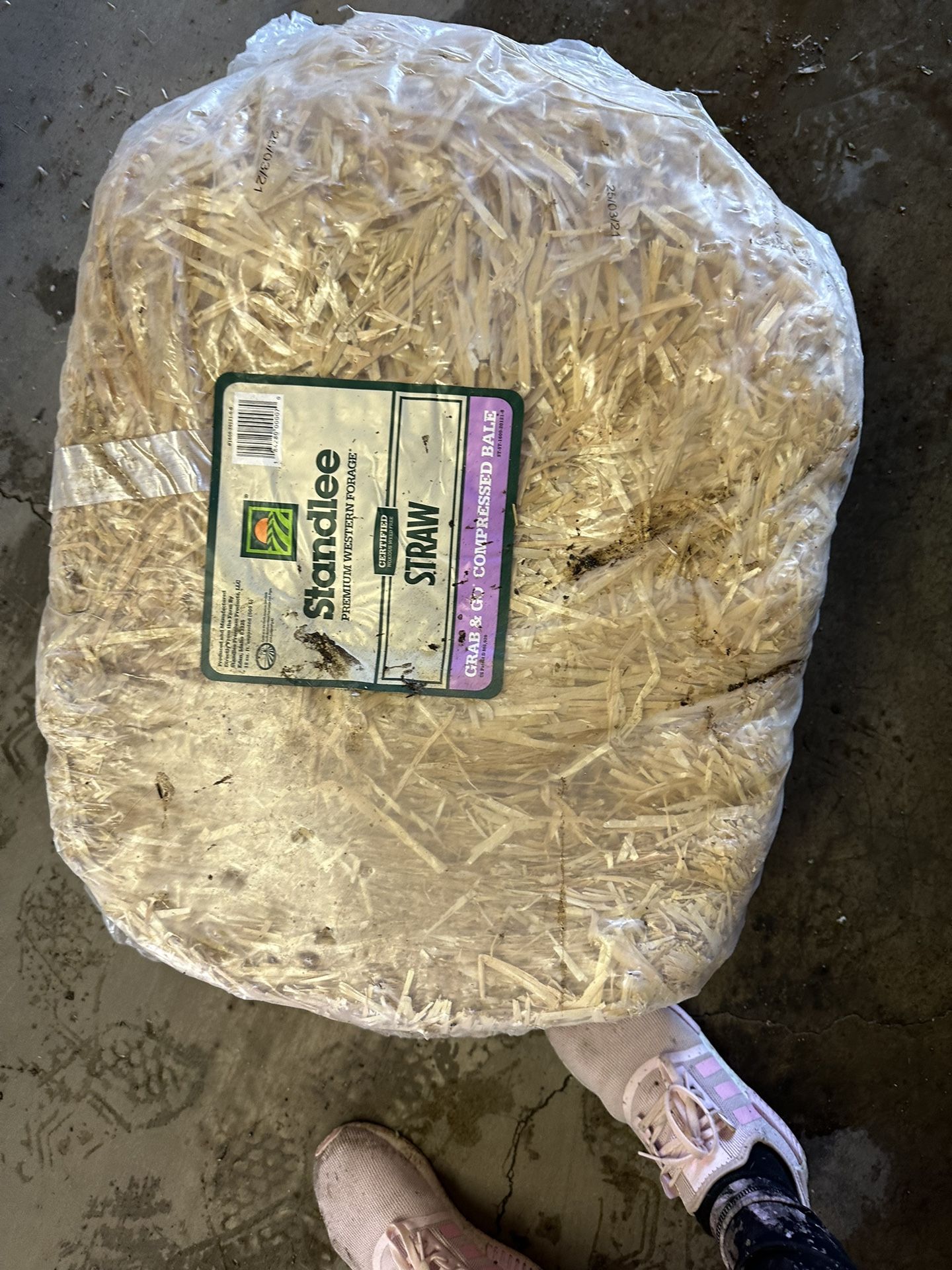 Unopened Straw Bale