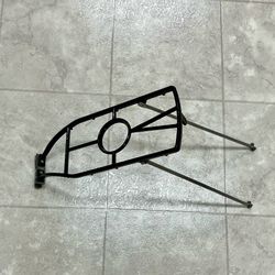 Bicycle rack for rear wheel