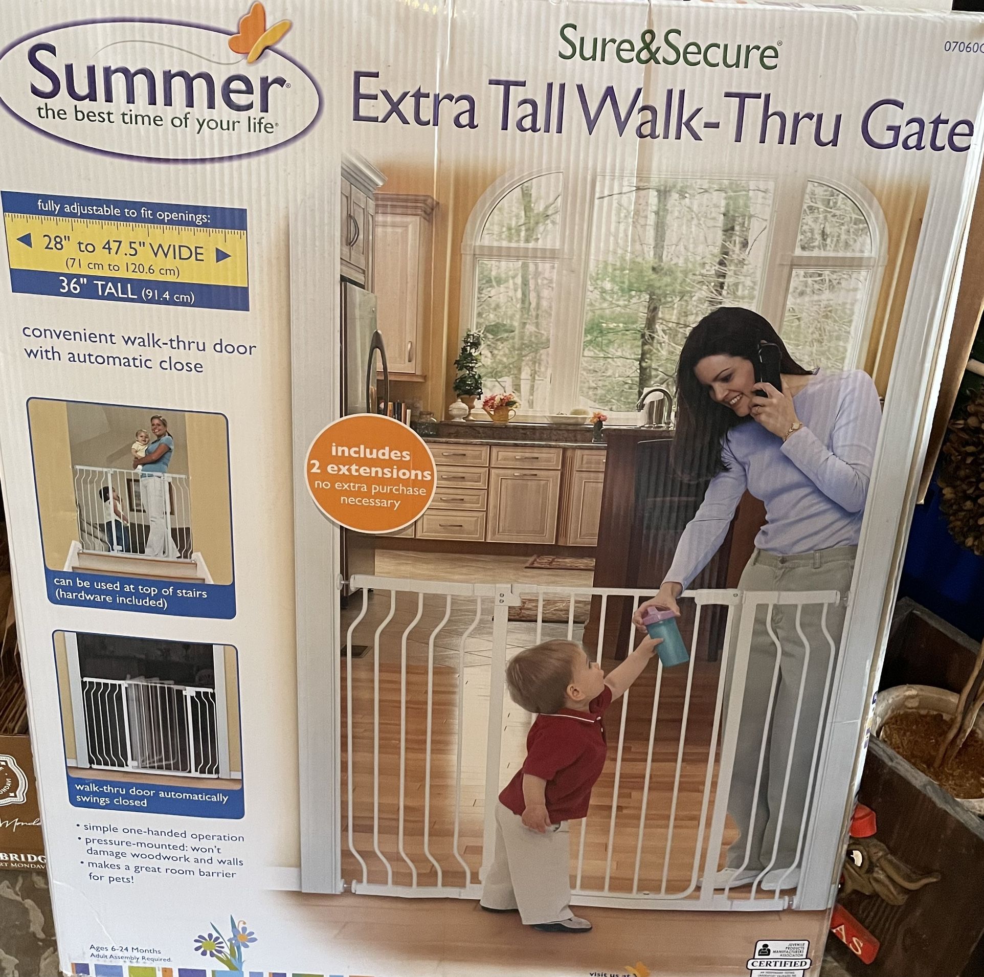 Extra Large Walk-Thru Gate (Adjustable)